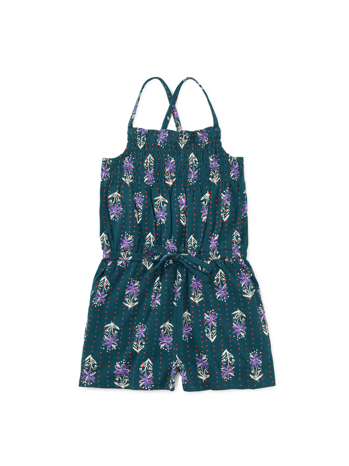 Smocked Sleeveless Romper