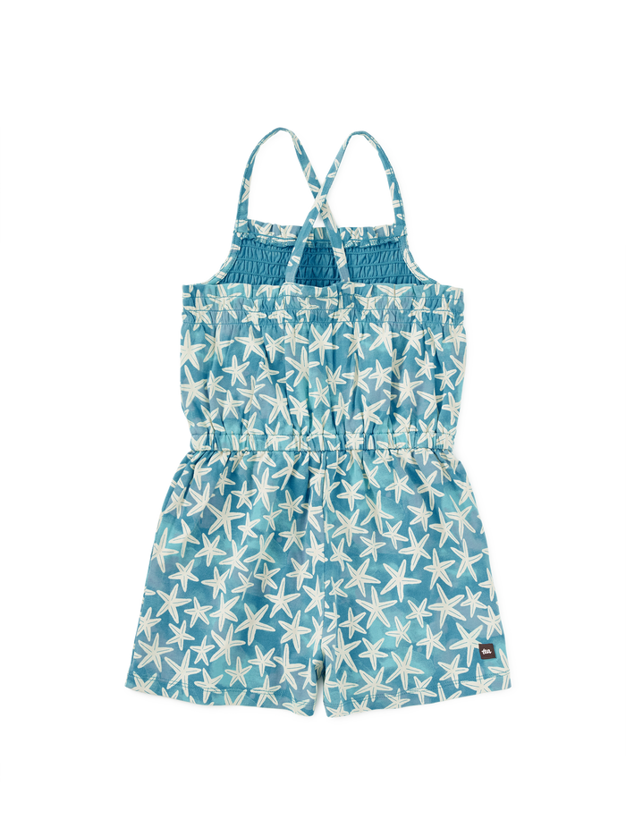 Smocked Strappy Romper