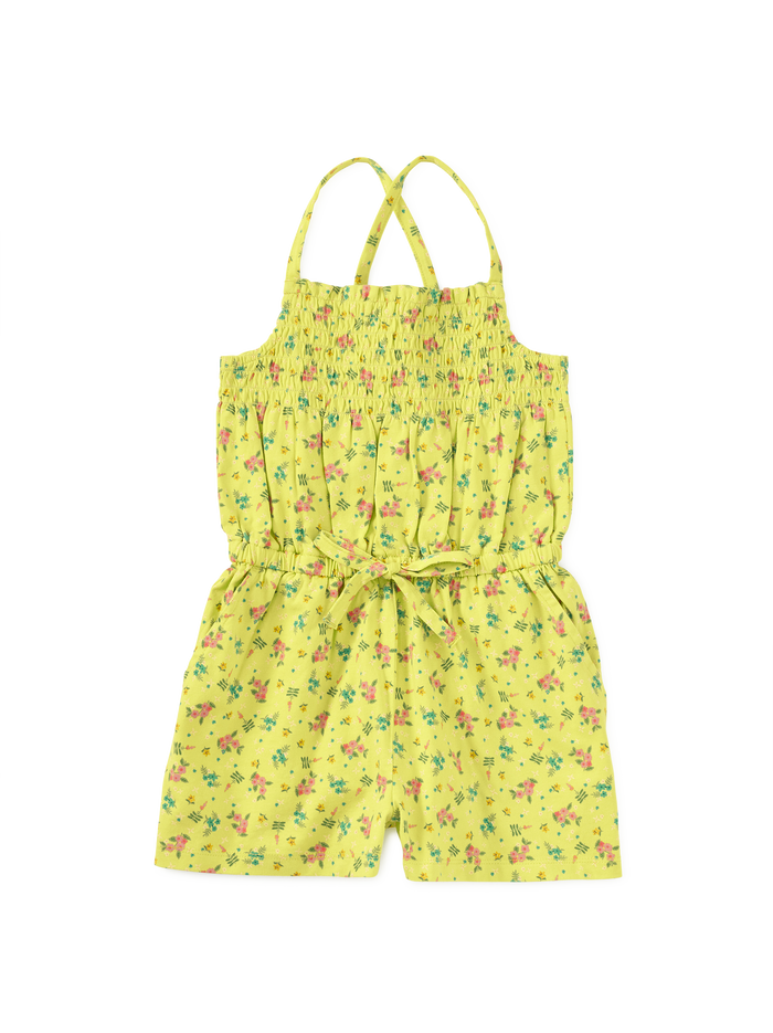 Smocked Strappy Romper