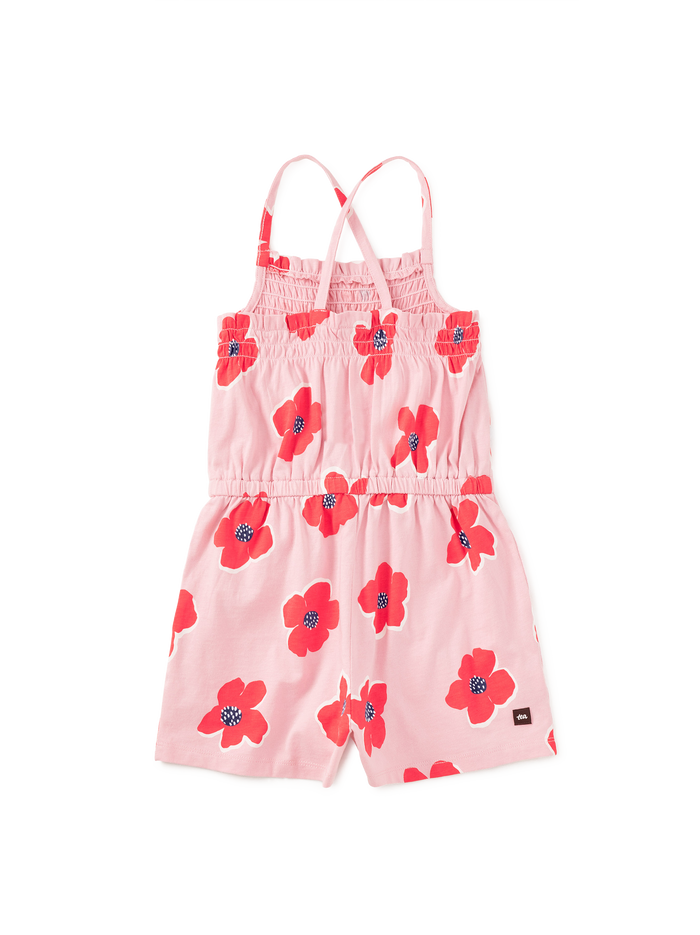 Smocked Strappy Romper