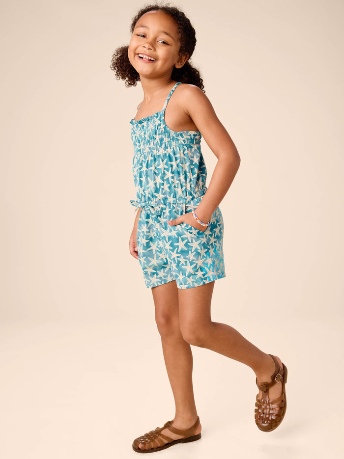 Smocked Strappy Romper