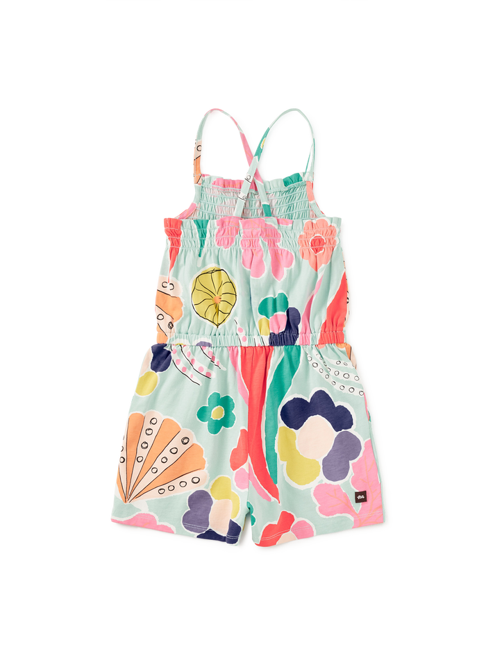 Smocked Strappy Romper
