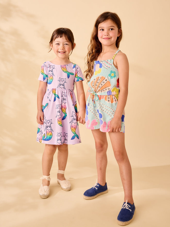 Smocked Strappy Romper