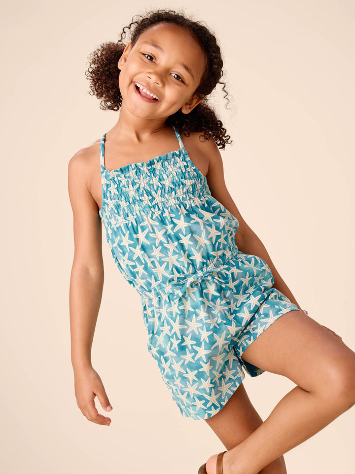 Smocked Strappy Romper