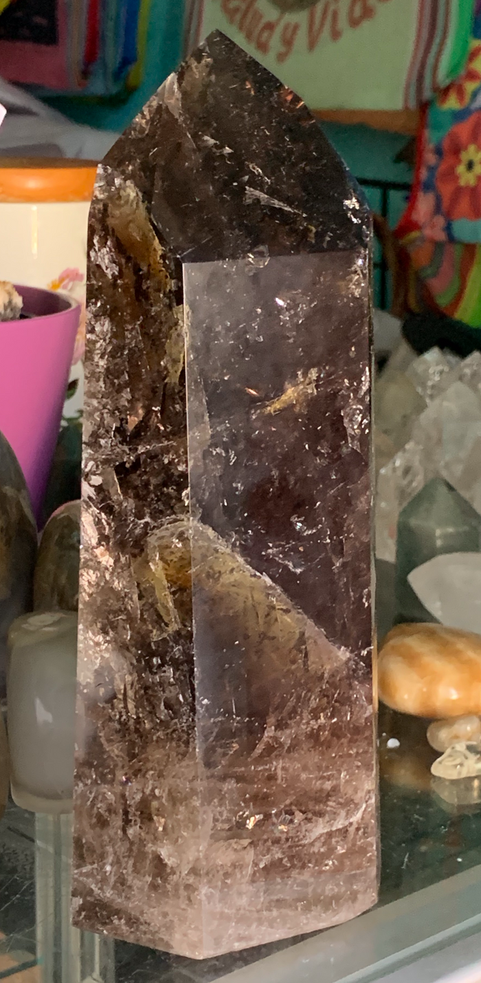 Smoky Quartz Tower