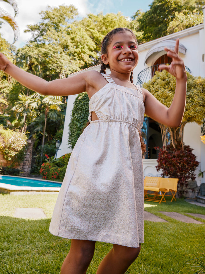 Sparkle Cut-Out Dress