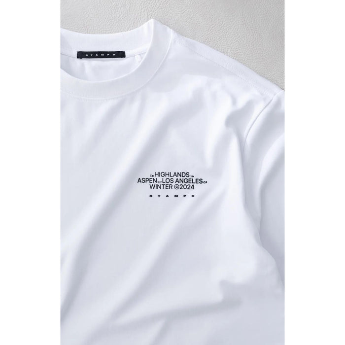 Stampd Mountain Peak Relaxed Tee White