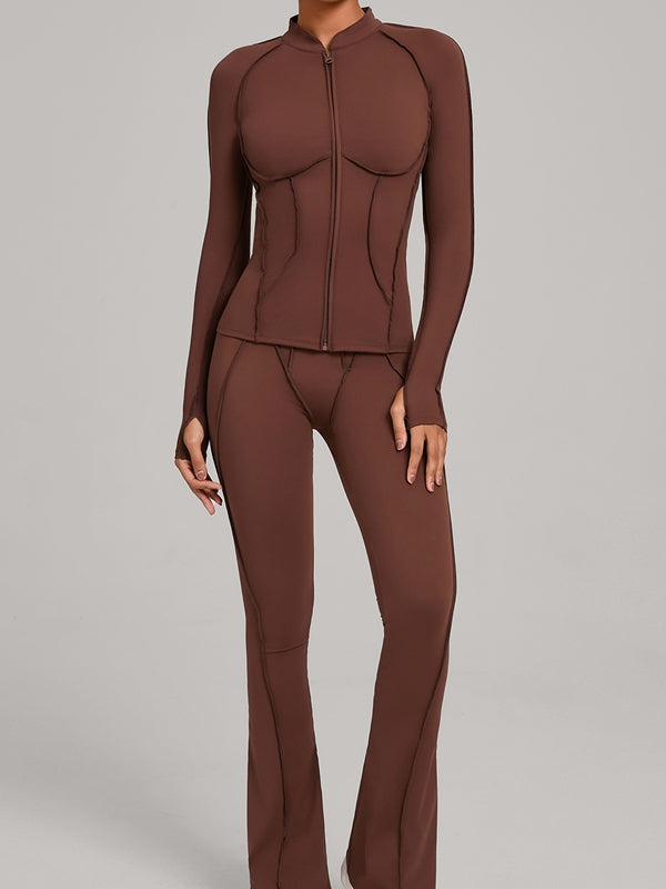 Saddle Brown / S / Leggings+Jacket
