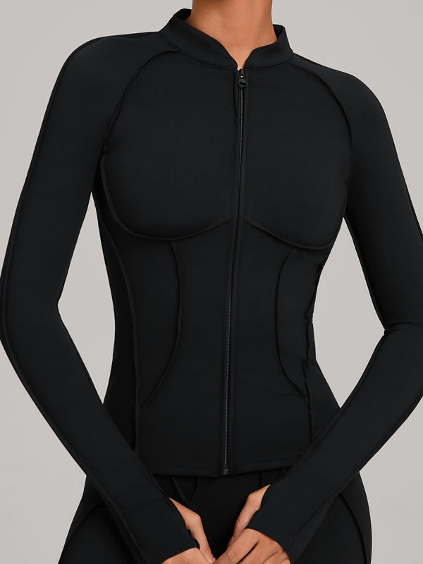 Stitch Zipper Jacket