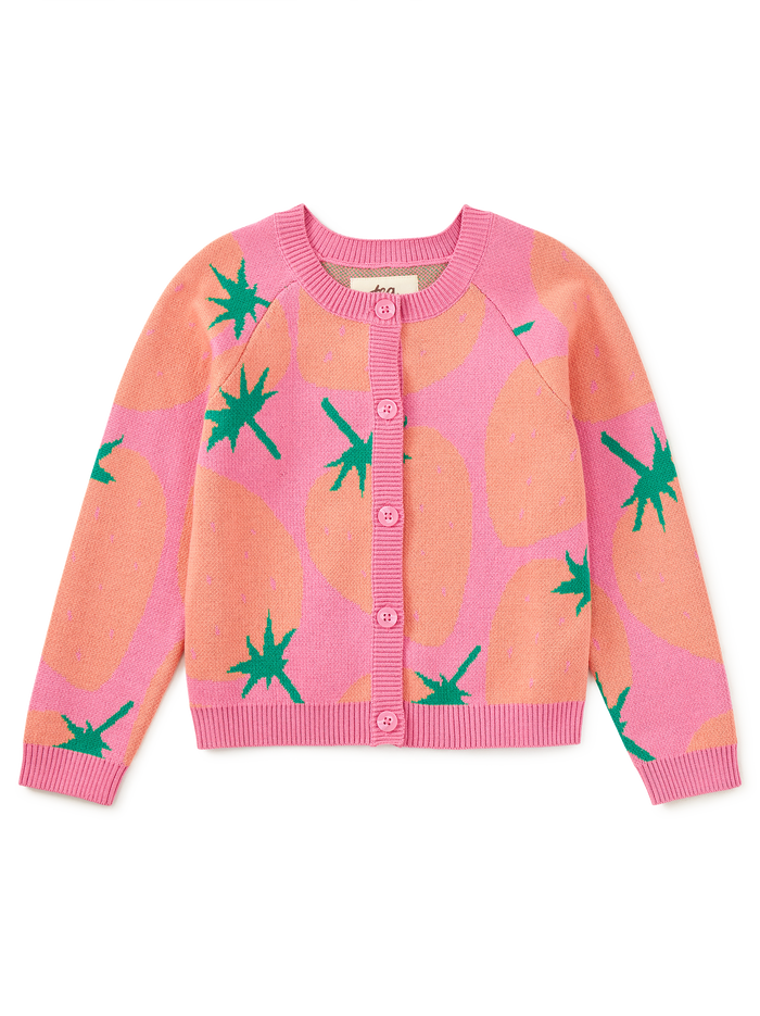 Strawberry Iconic Cardigan