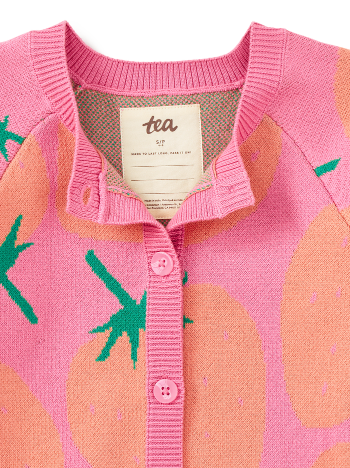 Strawberry Iconic Cardigan
