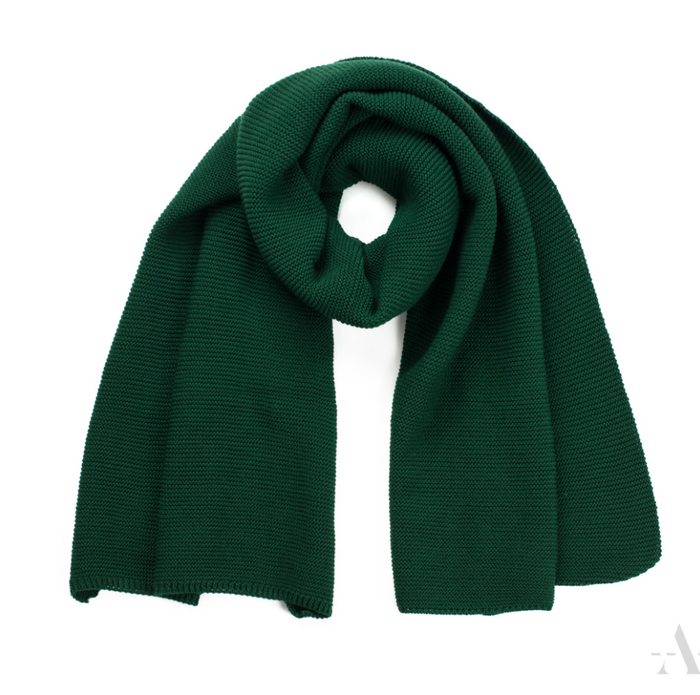 Strickschal, Grün oder Senf