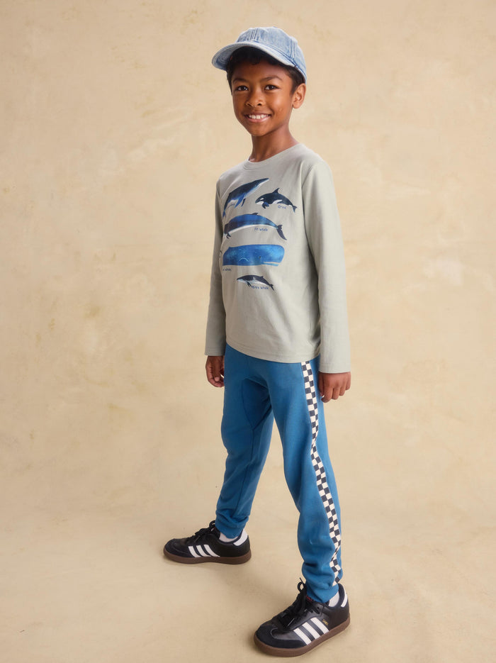 Stripe-Out Joggers