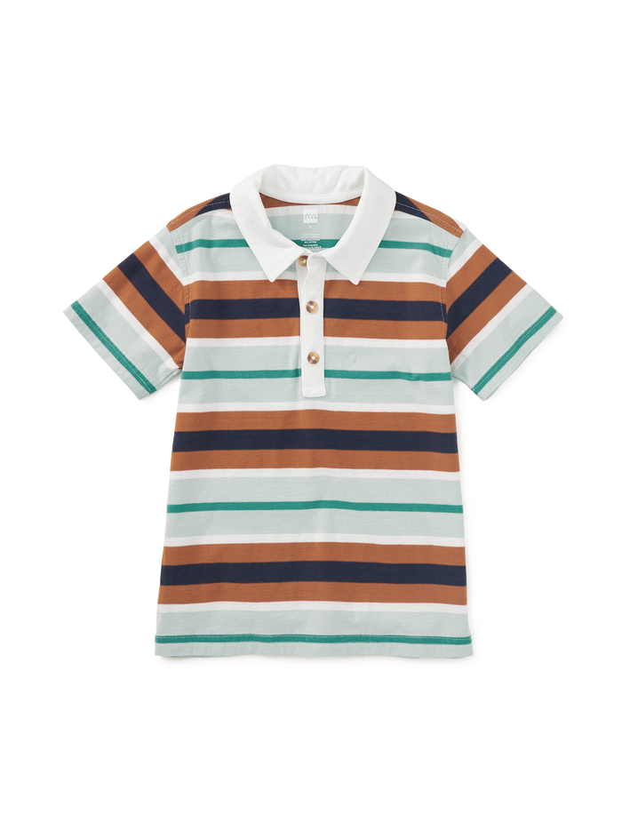 Striped Polo Top