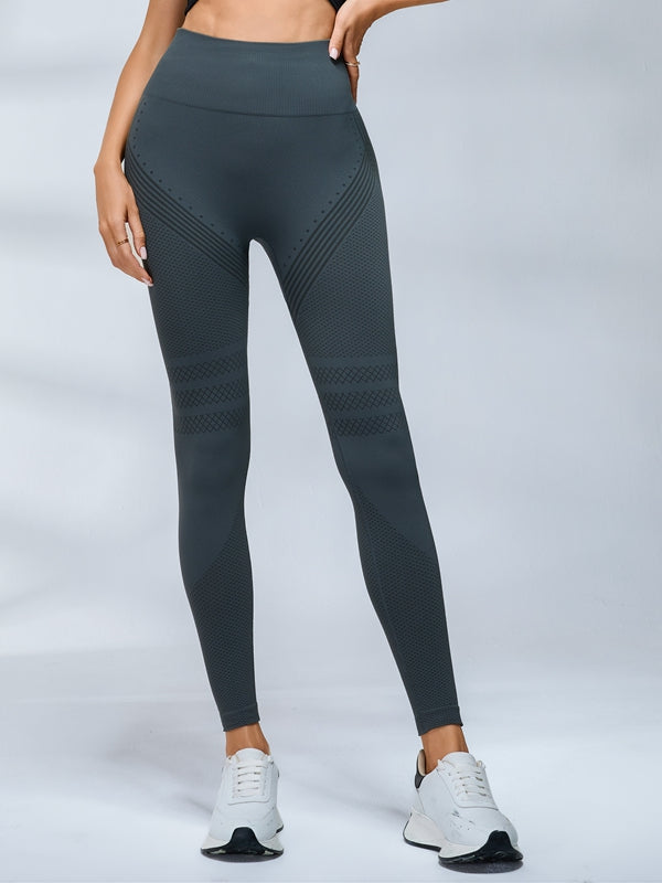 Stripes High-waisted Yoga Leggings