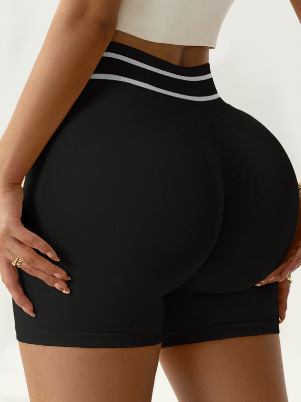 Stripes Seamless Booty Shorts