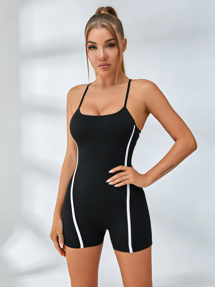 Stripes Short Romper