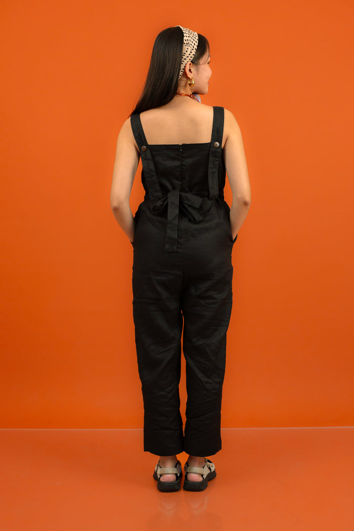 Sunday Market Jumpsuit in Charcoal