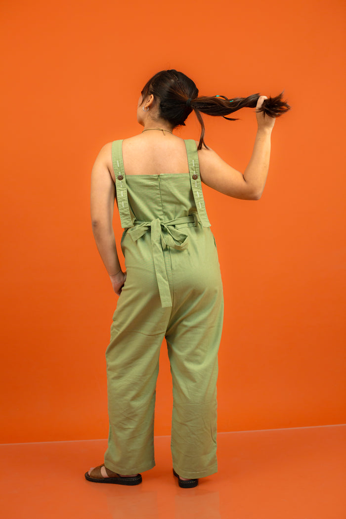 Sunday Market Jumpsuit in Sage