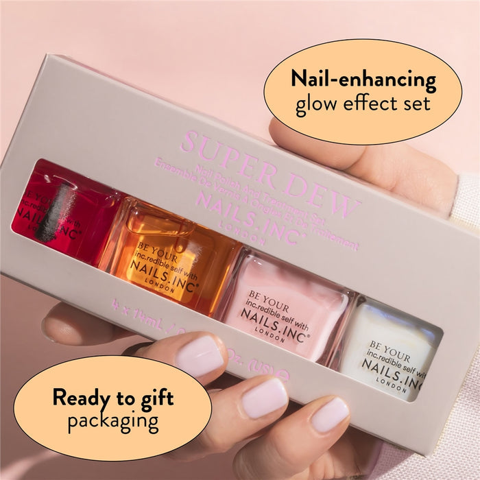 Super Dew 4-Piece Nail Polish Set