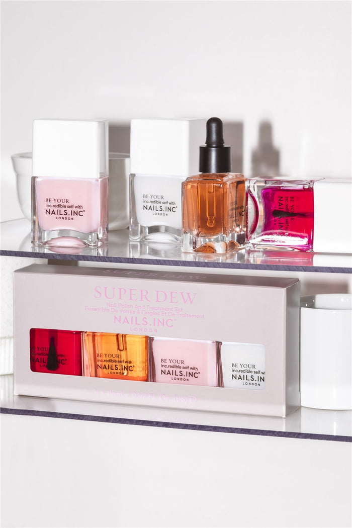Super Dew 4-Piece Nail Polish Set
