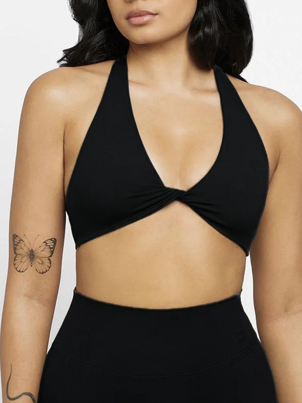 Black / S / Bras+Long Sleeves Shawl