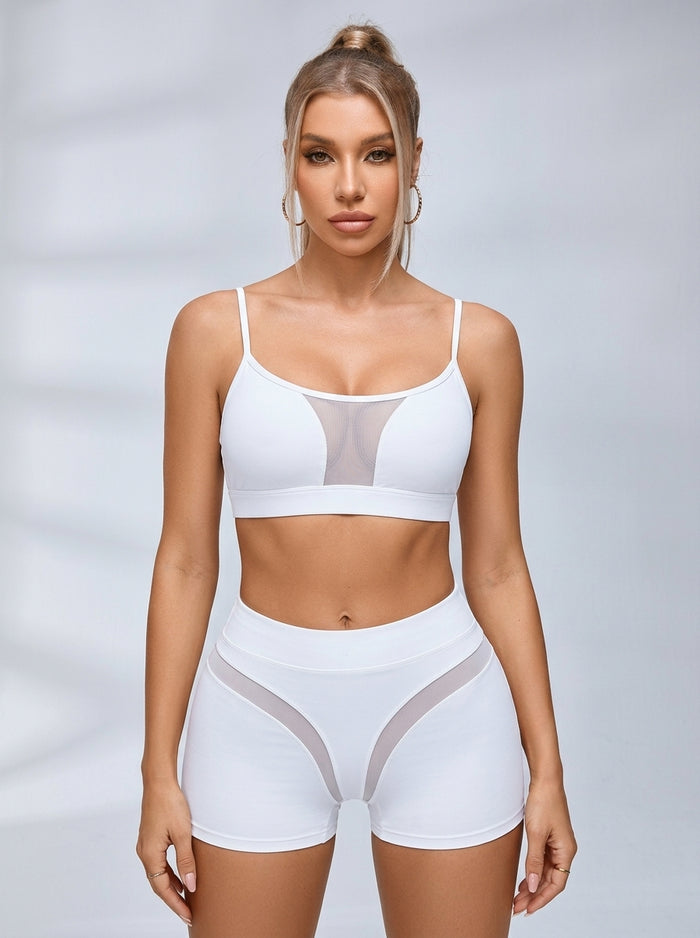 Super Sexy Unique Mesh Hip-lift Short Suit
