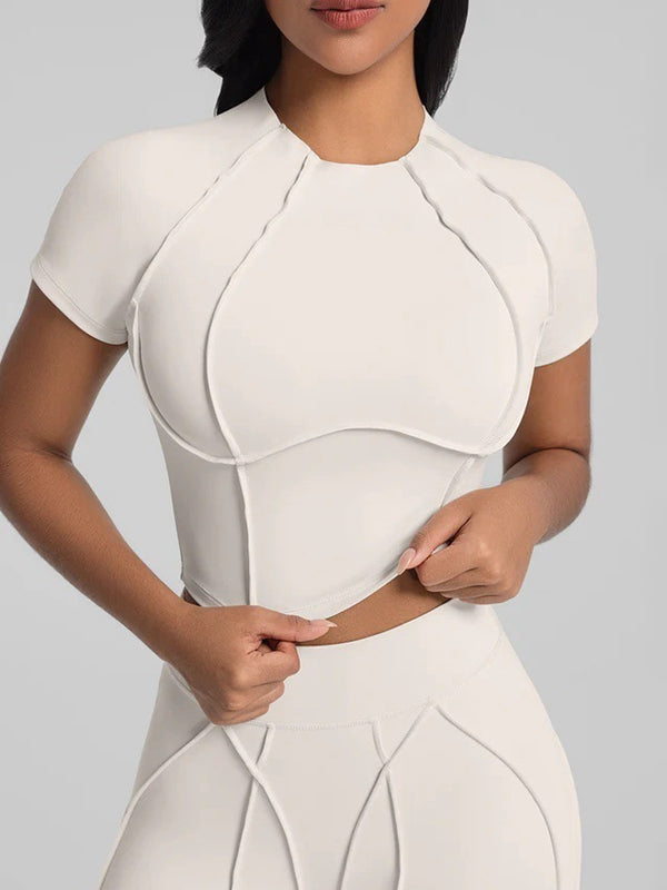 Super Stylish&Sexy Stitch Performance Short Sleeves