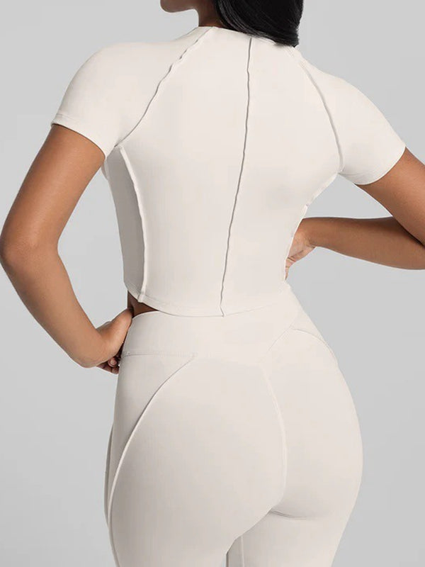 Super Stylish&Sexy Stitch Performance Short Sleeves