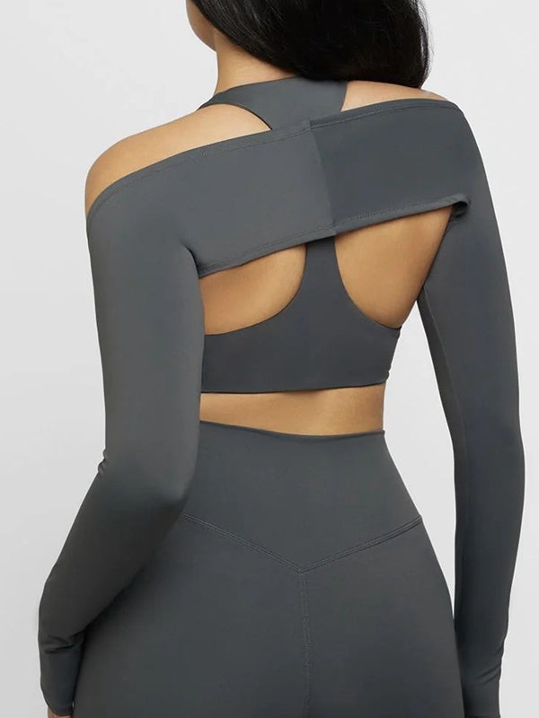 Super Twist Thumbhole Cropped Top
