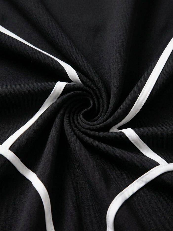 Sweetheart Neckline Long Sleeve Yoga Jumpsuit