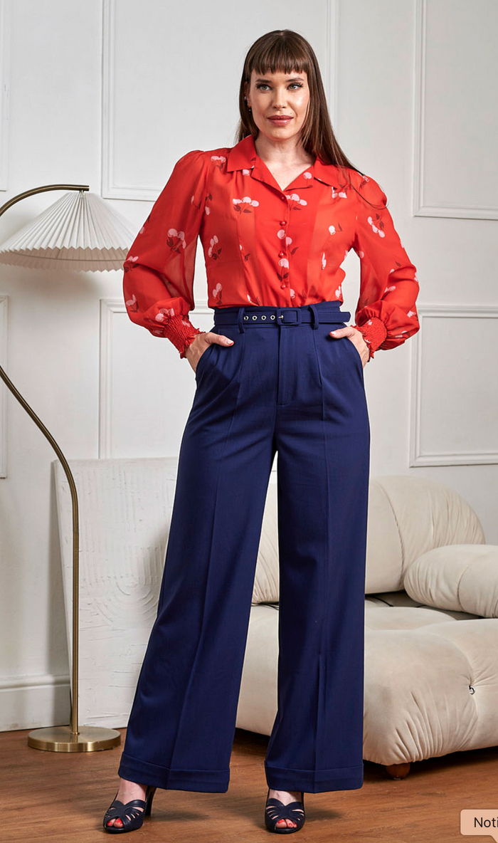 Swinghose Joanna 40's , Navy