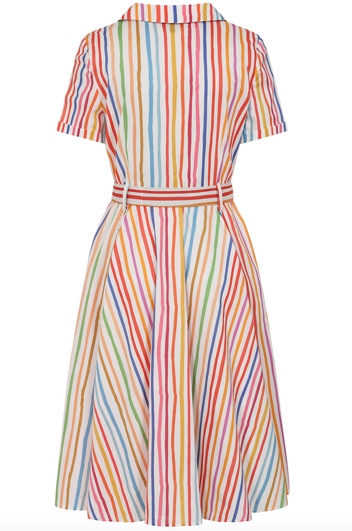Swingkleid Bella, Gestreift-Multicolor