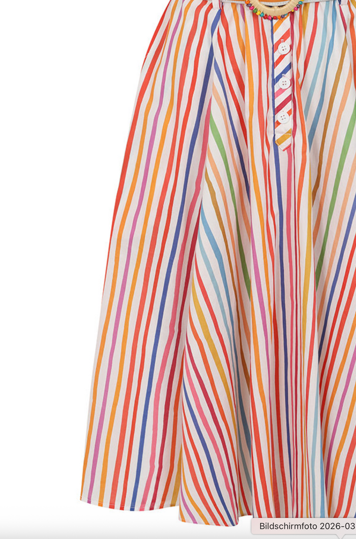 Swingkleid Bella, Gestreift-Multicolor