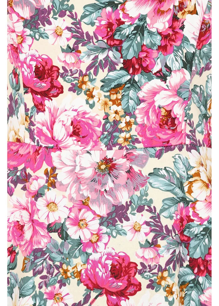 Swingkleid Bloom Dress, Plus Size, Floral