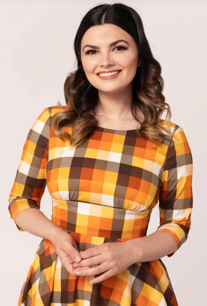 Swingkleid Darlene, Multi Plus Size