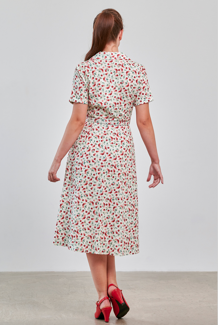 Swingkleid Kate Cherry 40's, Creme