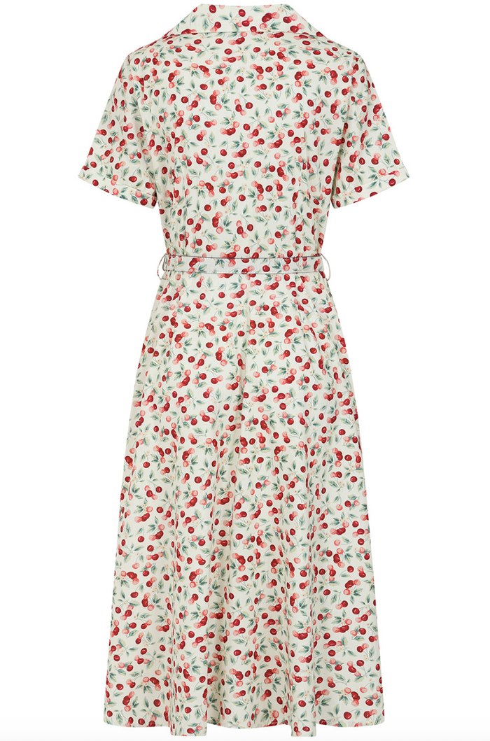 Swingkleid Kate Cherry 40's, Creme