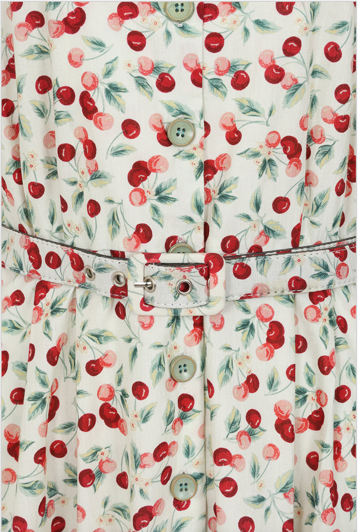 Swingkleid Kate Cherry 40's, Creme