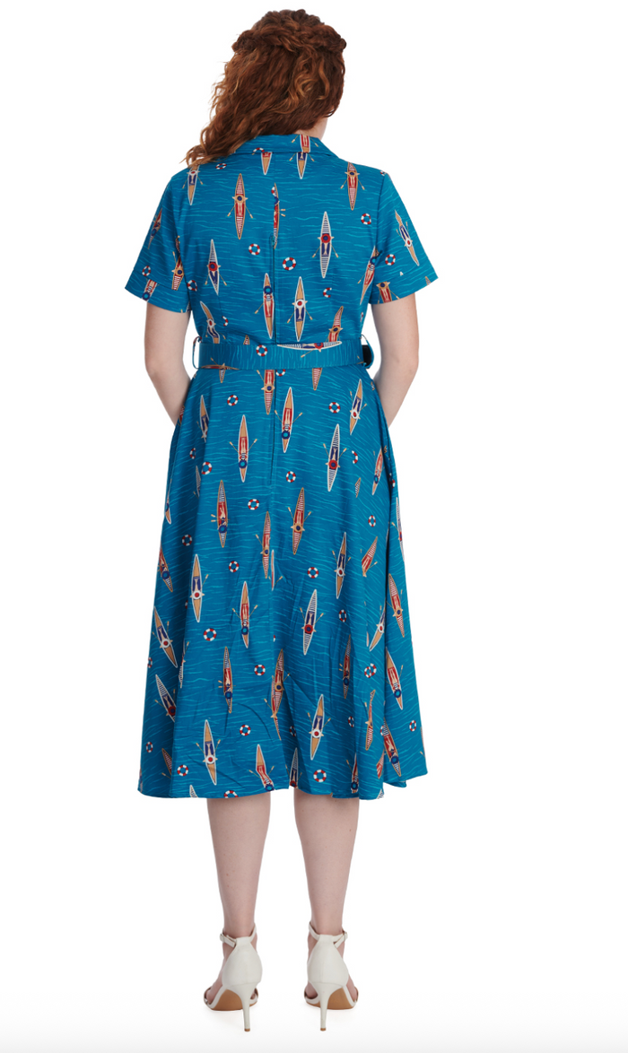 Swingkleid Regatta Girl, Blau, PLus Size