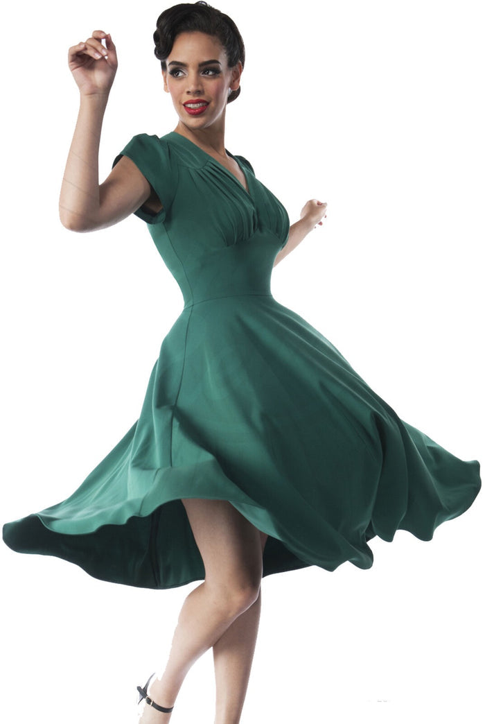Swingkleid Retro 50s, Grün