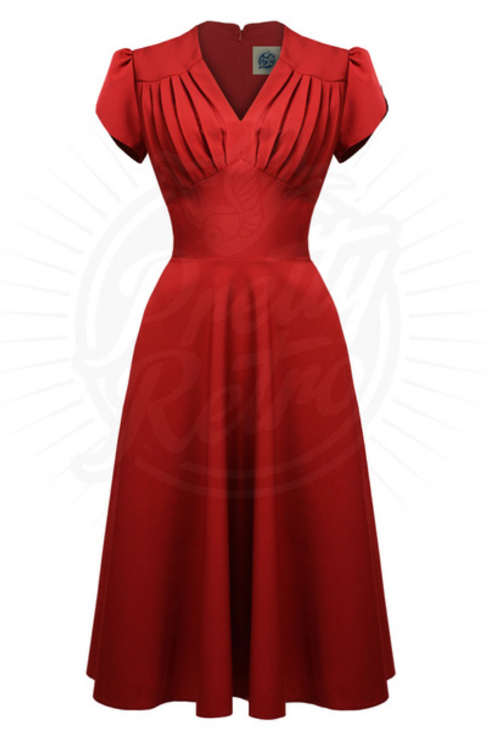 Swingkleid Retro 50s, Rot