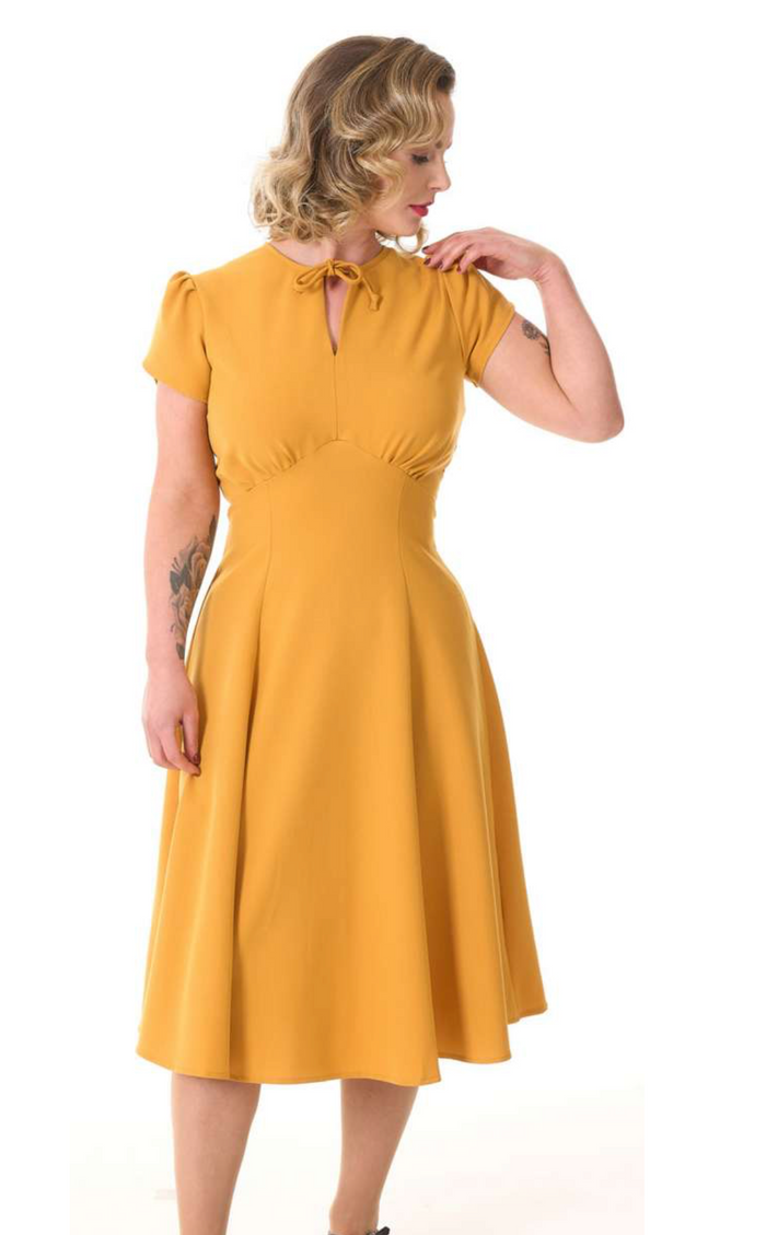 Swingkleid Starlet, Senf