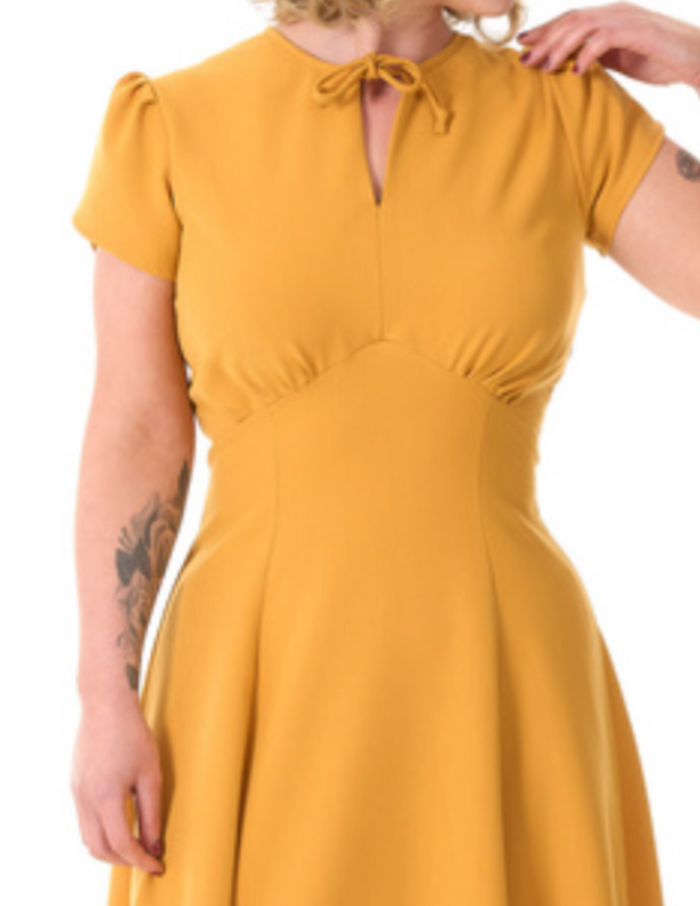 Swingkleid Starlet, Senf