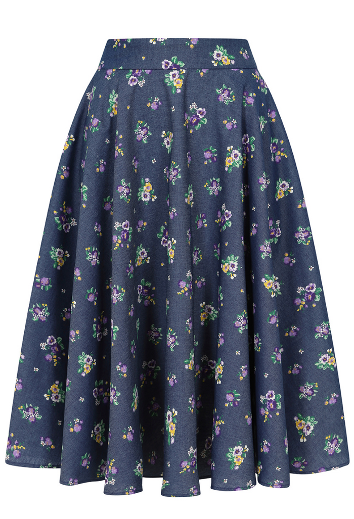 Swingrock Cary Bloom, Blau ,Plus Size