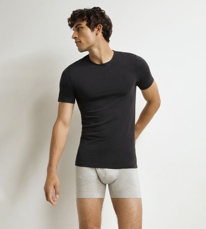 T-shirt homme à manches courtes Noir Dim Thermal