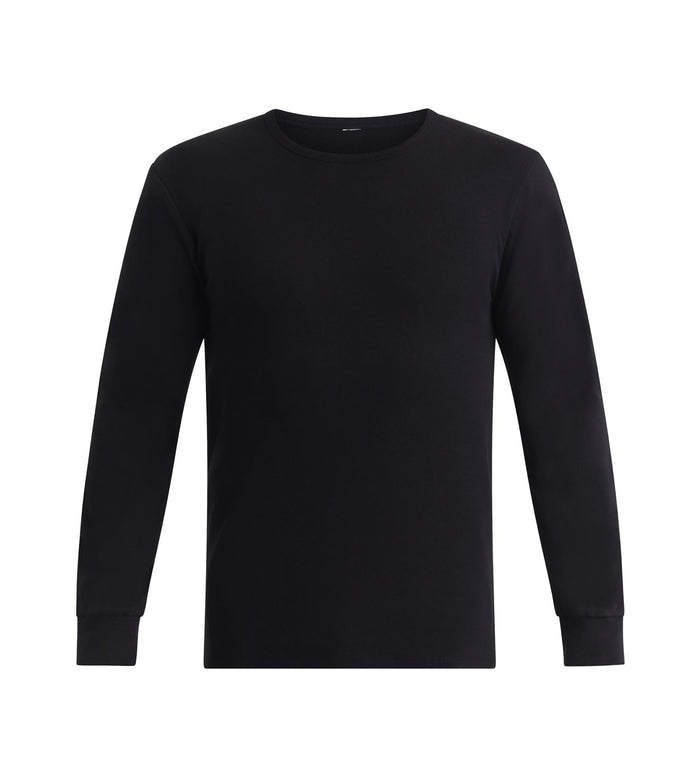 T-shirt homme en coton noir Dim Thermal