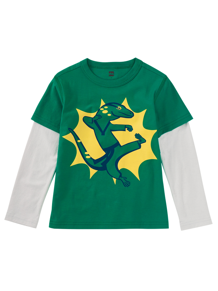Taekwondo Lizard Layered Tee