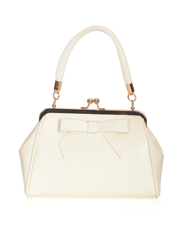 Tasche Daydream mit Schleife, Creme/ Ivory