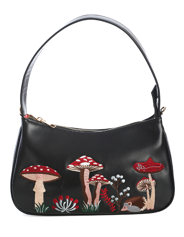 Tasche Woodland Hippie Vibes, schwarz